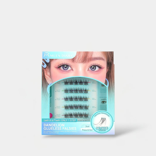 Mlen Diary Dandelion Glueless Falsies مذكرات ملين الهندباء المزيفة الغراء - Princess Cosmetics Qatar