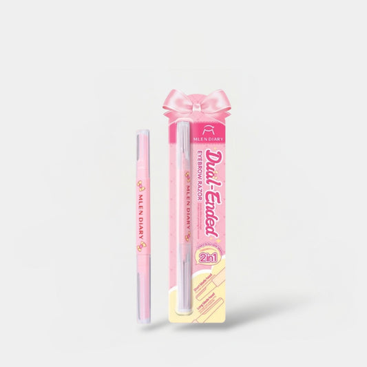 Mlen Diary Dual - Ended Eyebrow Razor ملين دايري شفرة حواجب مزدوجة الطرف - Princess Cosmetics Qatar