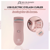 Mlen Diary Electric Eyelash Curler مكبس الرموش الكهربائي من ملين دياري - Princess Cosmetics Qatar