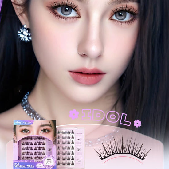 Mlen Diary Idol Glueless Falsies يوميات ملين أيدول تزييفات غراء - Princess Cosmetics Qatar