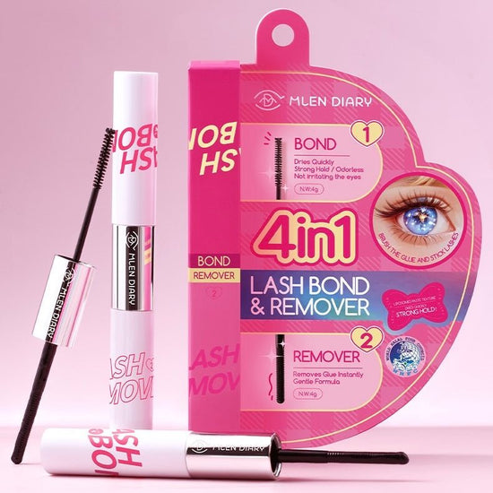 Mlen Diary Lash Bond & Remover مزيل ومثبت الرموش من مِلين دياري - Princess Cosmetics Qatar