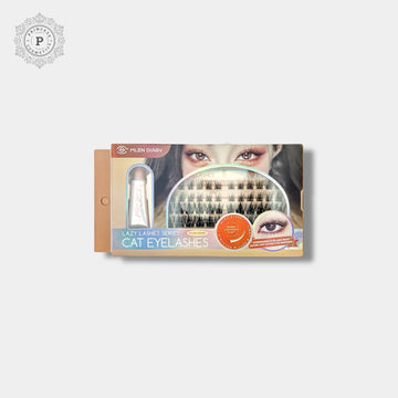 Mlen Diary Lazy Series Cat False Eyelashes رموش صناعية على شكل قطة من سلسلة مذكرات ملين الكسولة - Princess Cosmetics Qatar