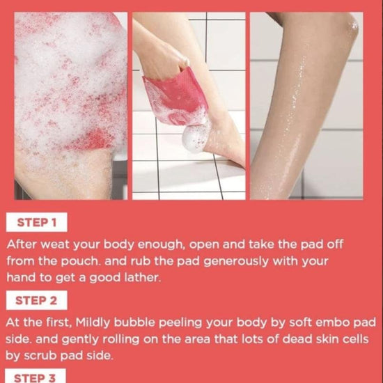 Mom’s Bath Recipe Body Peeling Pad - Original 25ml وسادة تقشير الجسم من مامز باث - أصلية - Princess Cosmetics Qatar