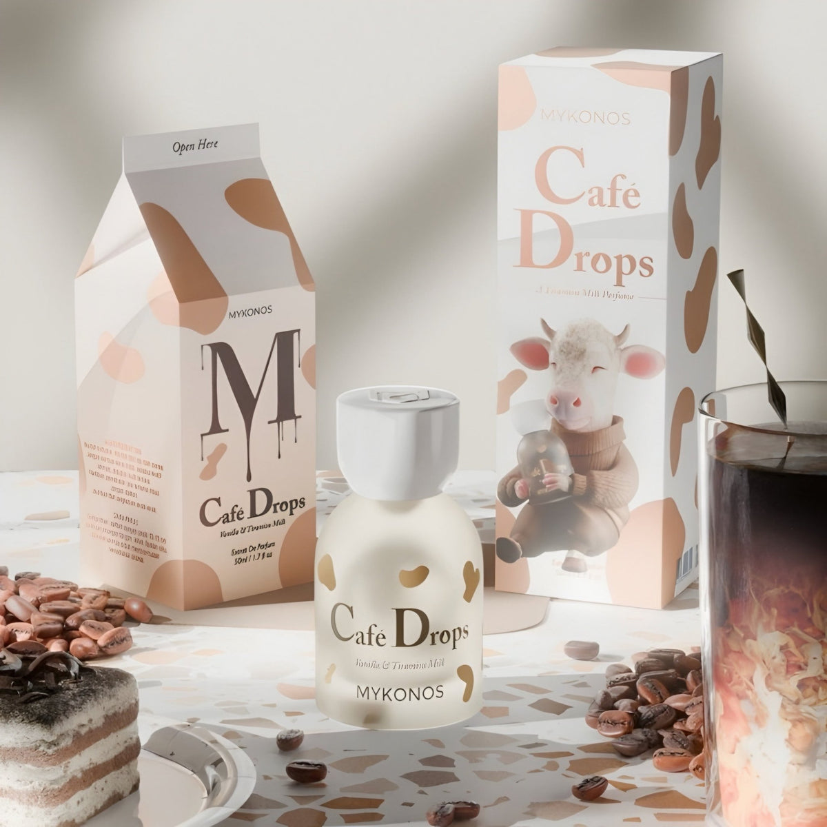 Mykonos Cafe Drops 50ml مايكونوس كافيه دروبس - Princess Cosmetics Qatar