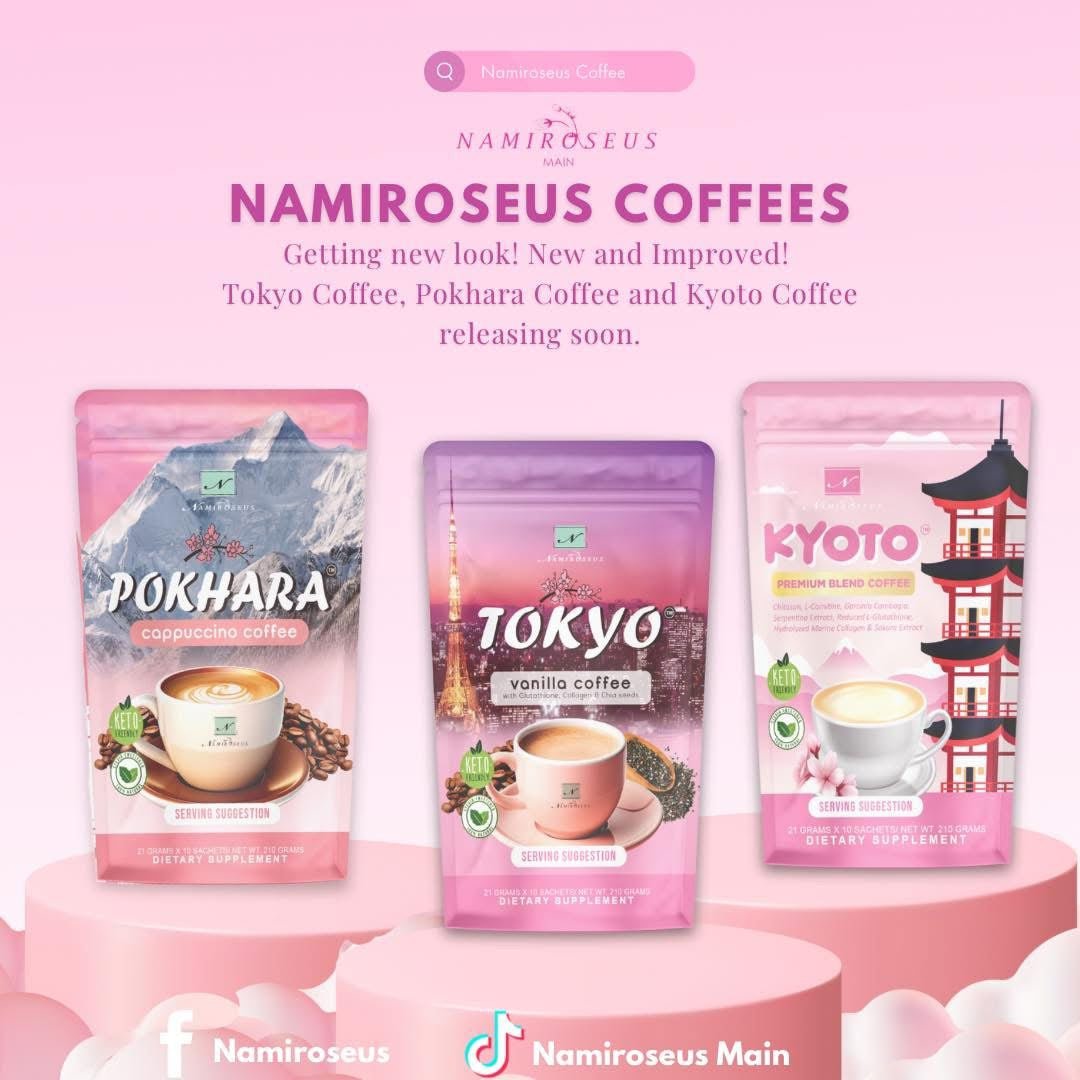 Namiroseus Pokhara Cappucino Coffee (10 Sachets) قهوة كابتشينو ناميروسيوس بوكارا - Princess Cosmetics Qatar