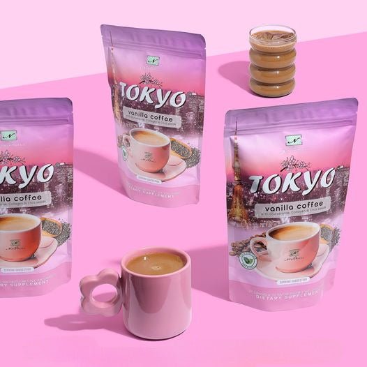 Namiroseus Tokyo Vanilla Coffee (10 Sachet) قهوة ناميروسيوس طوكيو فانيليا - Princess Cosmetics Qatar