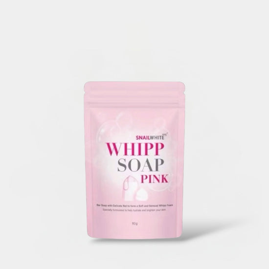 Namu Life Snail White Whipp Soap Pink 80g نامي لايف سنيل وايت ويب صابون وردي - Princess Cosmetics Qatar