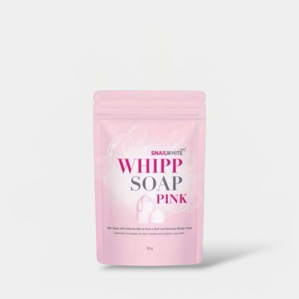 Namu Life Snail White Whipp Soap Pink 80g نامي لايف سنيل وايت ويب صابون وردي - Princess Cosmetics Qatar