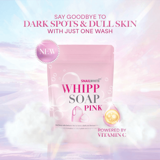 Namu Life Snail White Whipp Soap Pink 80g نامي لايف سنيل وايت ويب صابون وردي - Princess Cosmetics Qatar