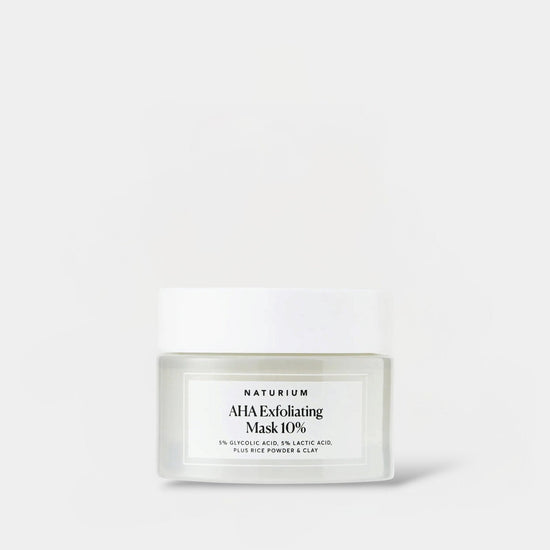 Naturium AHA Exfoliating Mask 10% 50ml قناع ناتوريوم المقشر بحمض ألفا هيدروكسي بتركيز 10% - Princess Cosmetics Qatar