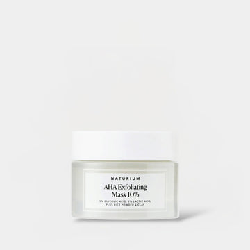 Naturium AHA Exfoliating Mask 10% 50ml قناع ناتوريوم المقشر بحمض ألفا هيدروكسي بتركيز 10% - Princess Cosmetics Qatar