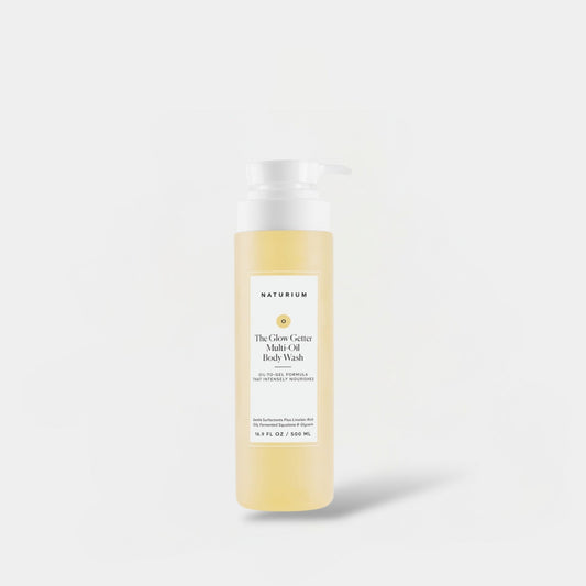 Naturium The Glow Getter Multi - Oil Hydrating Body Wash 500ml ناتوريوم ذا جلو جيتر غسول الجسم المرطّب بزيوت متعددة - Princess Cosmetics Qatar