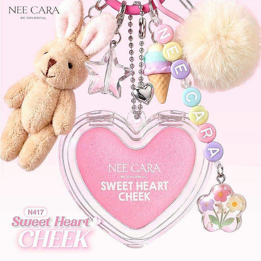 Nee Cara Be Colorful Sweet Heart Cheek ني كارا بي كولورفول سويت هارت تشيك - Princess Cosmetics Qatar