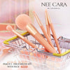 Nee Cara Peach 5-Piece Brush Set مجموعة فرش ني كارا بيتش المكونة من 5 قطع - Princess Cosmetics Qatar