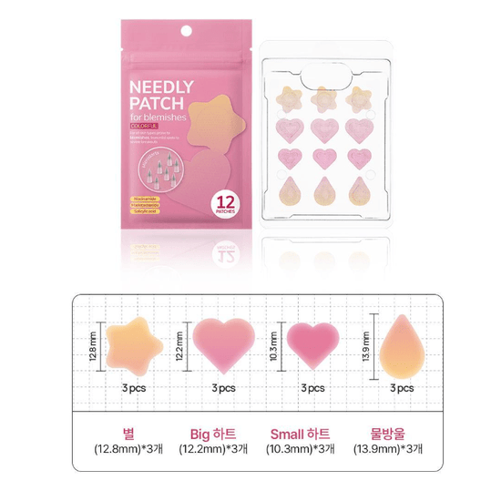 Needly Patch for Blemish Colorful (4 Patches) رقعة ضرورية للعيوب الملونة - Princess Cosmetics Qatar