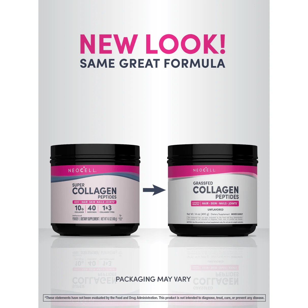 Neocell Grassfed Collagen Peptides 200g ببتيدات الكولاجين العشبية من نيوسيل - Princess Cosmetics Qatar