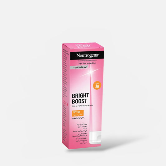 Neutrogena Bright Boost Gel Fluid SPF30 50ml نيوتروجينا برايت بوست جل سائل بعامل حماية من الشمس 30 - Princess Cosmetics Qatar