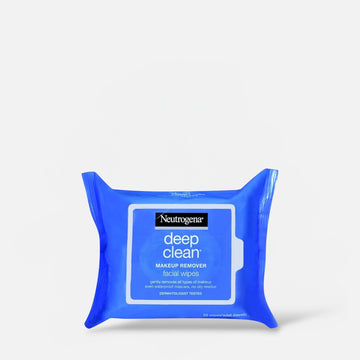 Neutrogena Deep Clean Makeup Remover Facial Wipes (25pc) مناديل نيتروجينا لإزالة المكياج بعمق للوجه - Princess Cosmetics Qatar