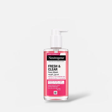 Neutrogena Fresh & Clear Face Wash 200ml غسول الوجه نيتروجينا فريش آند كلير - Princess Cosmetics Qatar