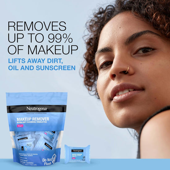 Neutrogena Makeup Remover Wipes. نيوتروجينا مناديل مزيلة للمكياج - Princess Cosmetics Qatar