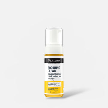 Neutrogena Soothing Clear Mousse Cleanser 150ml غسول نيتروجينا المهدئ والشفاف - Princess Cosmetics Qatar