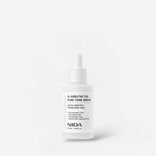 NIDA Alpha-Arbutin TXA Pure Tone Serum 50ml نيدا ألفا أربوتين TXA مصل نقي اللون - Princess Cosmetics Qatar