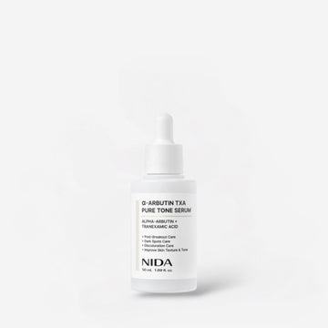NIDA Alpha-Arbutin TXA Pure Tone Serum 50ml نيدا ألفا أربوتين TXA مصل نقي اللون - Princess Cosmetics Qatar