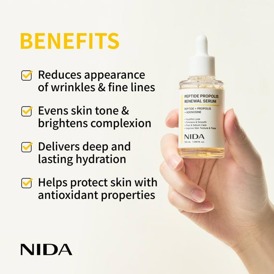 NIDA Peptide Propolis Renewal Serum 50ml سيروم تجديد البشرة من البروبوليس ببتيدات نيدا - Princess Cosmetics Qatar