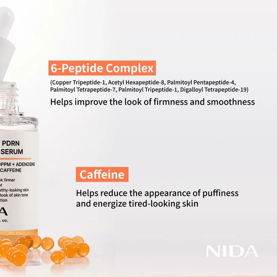 NIDA Salmon PDRN Peptide Serum 50ml نيدا السلمون PDRN مصل الببتيد - Princess Cosmetics Qatar