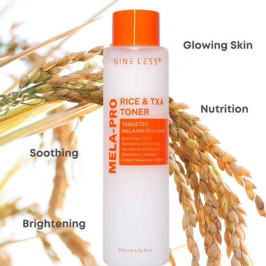 Nine Less MELA - PRO Rice & TXA Toner 200ml. تونر ناين ليس ميلا برو بالأرز وتونر تي إكس إيه 200 مل - Princess Cosmetics Qatar