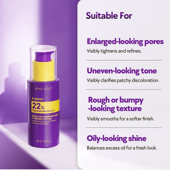 Nineless B-Boost 22% Niacinamide Serum 30ml سيروم ناينليس بي-بوست 22% نياسيناميد - Princess Cosmetics Qatar
