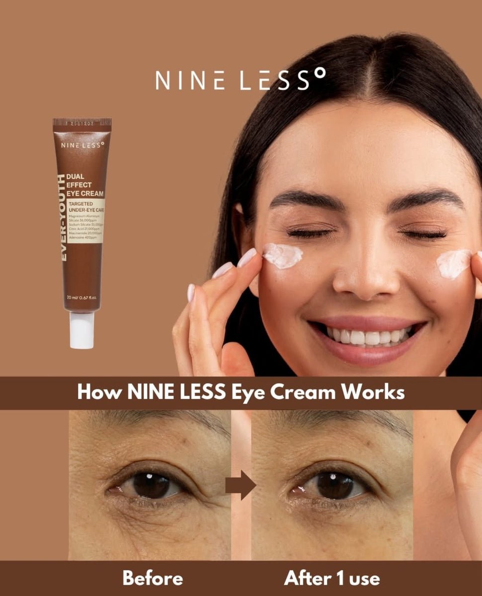 Nineless Ever - Youth Dual Effect Eye Cream 20ml كريم العيون إيفر يوث ثنائي التأثير من ناينليس - Princess Cosmetics Qatar