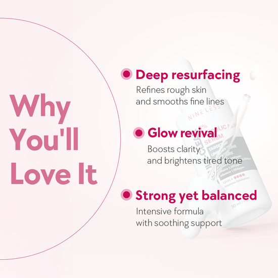 Nineless Molecule - Clear 5% Glycolic Acid Serum 30ml سيروم ناينلس موليكول - كلير ٥٪ حمض الجليكوليك - Princess Cosmetics Qatar