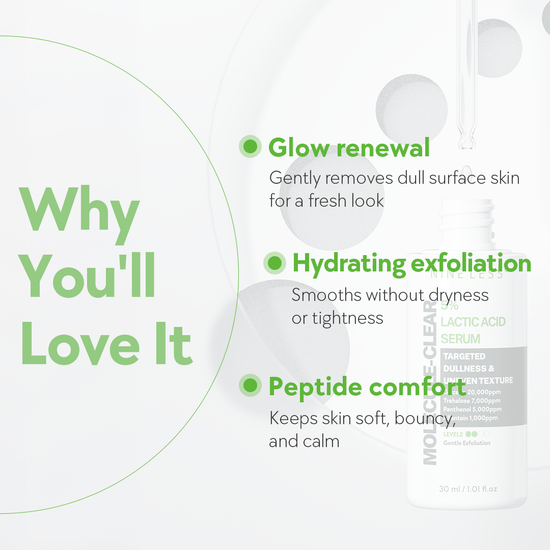 Nineless Molecule - Clear 5% Lactic Acid Serum 30ml مصل حمض اللاكتيك ناينلس موليكول - كلير ٥٪ - Princess Cosmetics Qatar