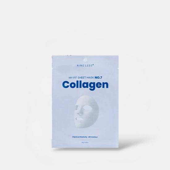 Nineless My Fit Sheet Mask - Collagen (1 Sheet) قناع الوجه ناينليس ماي فيت - الكولاجين - Princess Cosmetics Qatar