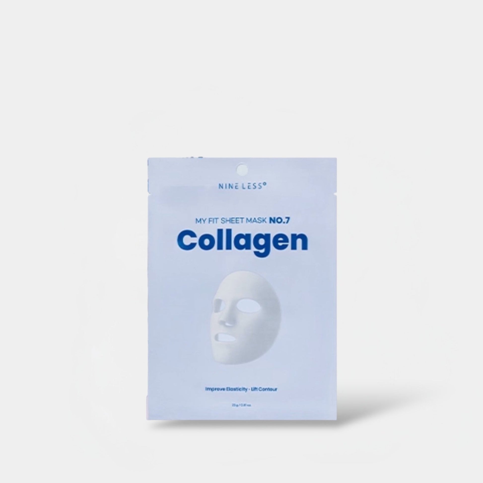 Nineless My Fit Sheet Mask - Collagen (1 Sheet) قناع الوجه ناينليس ماي فيت - الكولاجين - Princess Cosmetics Qatar