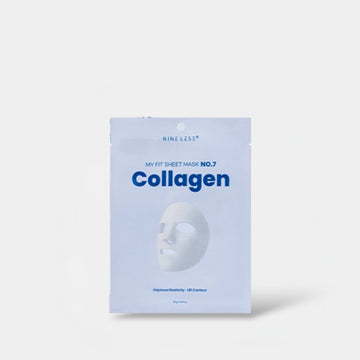 Nineless My Fit Sheet Mask - Collagen (1 Sheet) قناع الوجه ناينليس ماي فيت - الكولاجين - Princess Cosmetics Qatar