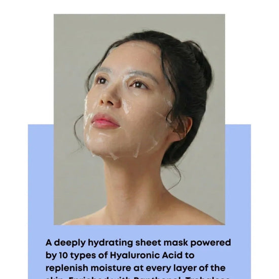 Nineless My Fit Sheet Mask - Hyaluronic Acid (1 Sheet) قناع الوجه ناينليس ماي فيت - حمض الهيالورونيك - Princess Cosmetics Qatar