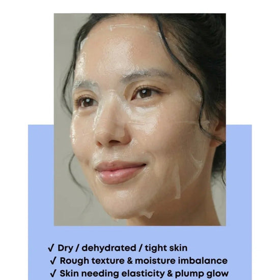 Nineless My Fit Sheet Mask - Hyaluronic Acid (1 Sheet) قناع الوجه ناينليس ماي فيت - حمض الهيالورونيك - Princess Cosmetics Qatar