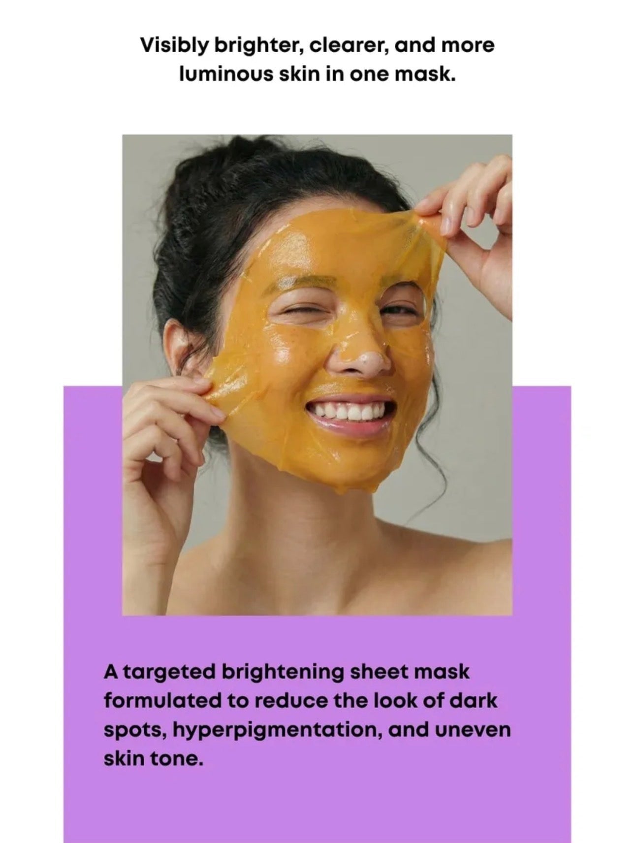 Nineless My Fit Sheet Mask - Kojic Acid (1 Sheet) قناع الوجه ناينليس ماي فيت - حمض الكوجيك - Princess Cosmetics Qatar
