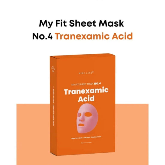 Nineless My Fit Sheet Mask - Tranexamic Acid (1 Sheet) قناع الوجه ناينليس ماي فيت - حمض الترانيكساميك - Princess Cosmetics Qatar