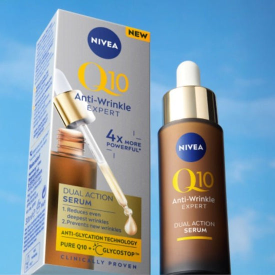 NIVEA Q10 Anti - Winkle Expert Dual Action Serum 30ml سيروم نيفيا كيو 10 المضاد للتجاعيد ذو المفعول المزدوج - Princess Cosmetics Qatar