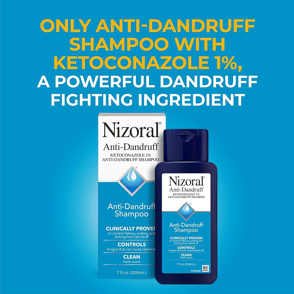 Nizoral Anti - Dandruff Shampoo 400ml شامبو نيزورال المضاد للقشرة - Princess Cosmetics Qatar