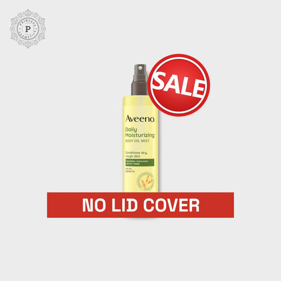 (NO LID COVER) Aveeno Daily Moisturizing Body Oil Mist with Oat Oil 200ml. أفينو رذاذ زيت الجسم المرطب اليومي بزيت الشوفان 200 مل - Princess Cosmetics Qatar