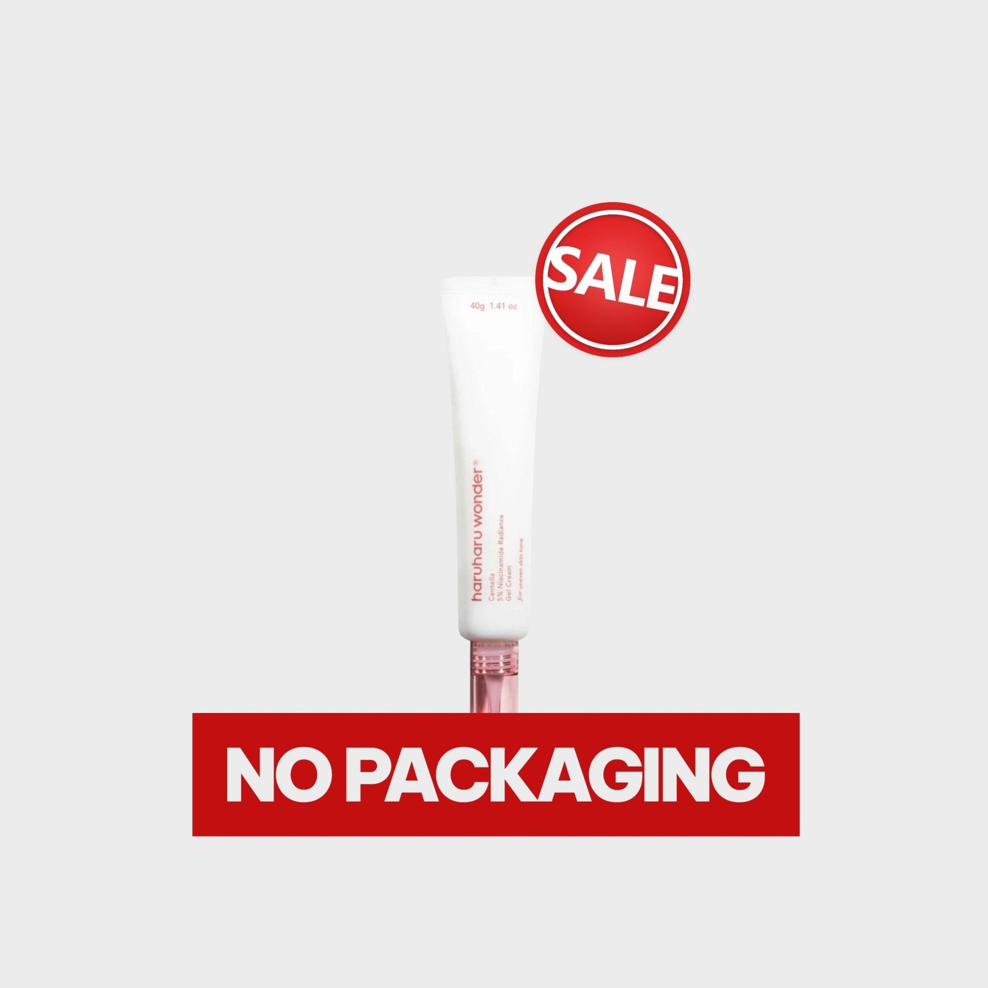 (NO PACKAGING) Haruharu WONDER Centella 5% Niacinamide Radiance Gel Cream 40g كريم جل هارو هارو ووندر سينتيلا 5% نياسيناميد راديانس - Princess Cosmetics Qatar