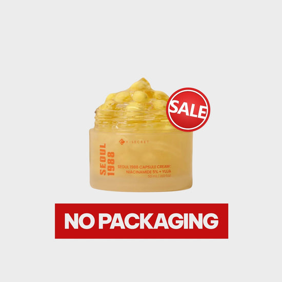 (NO PACKAGING) K - Secret SEOUL 1988 Capsule Cream : Niacinamide 5% + Yuja 50ml كريم كبسولة كي سيكريت سيول 1988: نياسيناميد 5% + يوجا - Princess Cosmetics Qatar