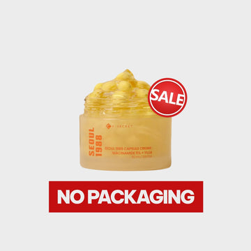 (NO PACKAGING) K - Secret SEOUL 1988 Capsule Cream : Niacinamide 5% + Yuja 50ml كريم كبسولة كي سيكريت سيول 1988: نياسيناميد 5% + يوجا - Princess Cosmetics Qatar