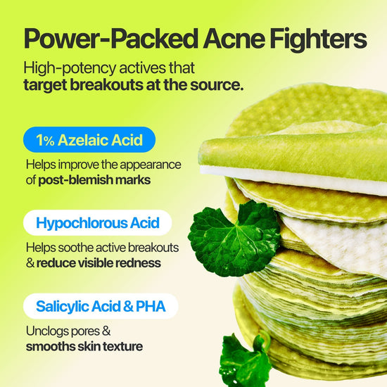 Numbuzin Blemish Azela Cica Balancing Dual Pads (60 Pads) نامبوزين وسادات مزدوجة لموازنة البشرة بالأزيليك والسيكا لعلاج الشوائب - Princess Cosmetics Qatar