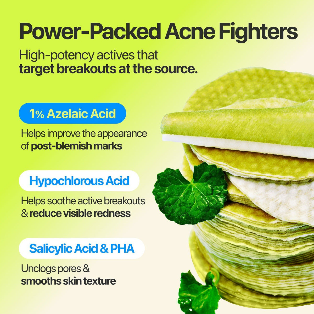 Numbuzin Blemish Azela Cica Balancing Dual Pads (60 Pads) نامبوزين وسادات مزدوجة لموازنة البشرة بالأزيليك والسيكا لعلاج الشوائب - Princess Cosmetics Qatar