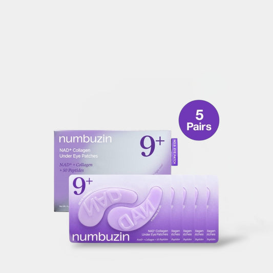 Numbuzin NAD + Collagen Under Eye Patches (5 Patches) رقعة نومبوزين NAD + الكولاجين تحت العين - Princess Cosmetics Qatar
